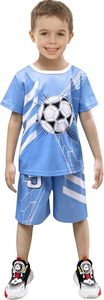 เสื้อฟุตบอลใส่ได้ทั้งชายและหญิงเสื้อคอวีพิมพ์ลายสีและโลโก้สำหรับผู้ใหญ่ - Product Image 2