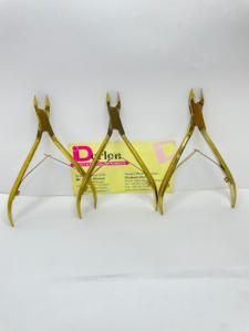 Herramienta para el cuidado de las uñas, pinza para cutículas de plasma dorado, removedor de cutículas de calidad sostenible, pinza para cutículas de uñas de punta fina afilada de acero inoxidable - Product Image 4