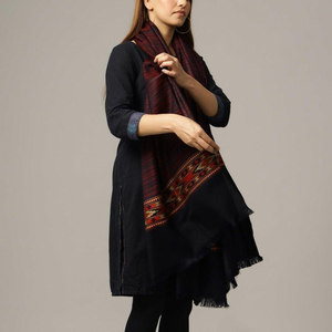 Premium Quality <b>Ladies</b> Wool <b>Shawl</b> Breathable Unique Design Green Printed Winter Wear Adults High-Touch Outdoor Hot Sale <b>Shawl</b> - Product Image 5