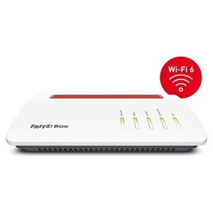 Fritz! Router Módem de Banda Dual BOX 7590 Ax, Blanco y Rojo, 20002999 0845263 - Product Image 5