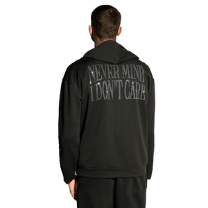 Ropa de calle de piedra del Rin con transferencia de felpa francesa gruesa personalizada para hombre con logotipo personalizado sudaderas con capucha de diamantes de imitación para hombre - Product Image 2