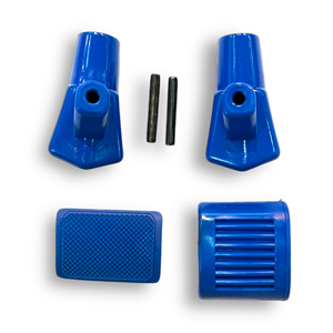 Kit de gomas para soporte azul, pedal de arranque y pedal de freno Lambretta S1 + S2 + S3 + SX + DL/GP + Serveta - Product Image 1