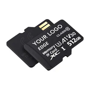 Carte mémoire 512 Go à bas prix Carte mémoire intelligente TF SD avec DVR et drone 4K Speed V60 Capacités multiples 128 256 Go 64 Go 512