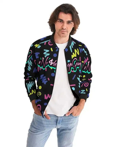 Hot Sale <b>Men's</b> Sublimation Bomber <b>Jackets</b> Zipper And Longe Sleeve Closure Flight Fancy <b>Jackets</b> for Adults Made in Pakistan - Product Image 6