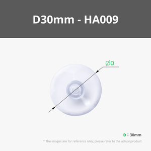 Capuchons d'aspiration circulaires en PVC transparent en forme de champignon avec diamètres de 18 à 50 mm pour l'artisanat - Product Image 5