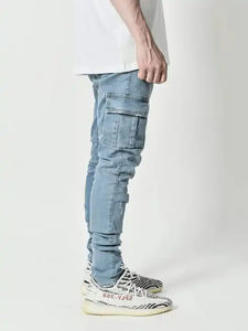 2026 <b>Men's</b> Wholesale Street Wear Outdoor Fashion Denim <b>Jeans</b> <b>Men's</b> Custom Made <b>Men</b> Denim <b>Jeans</b> Cheap Prices - Product Image 3