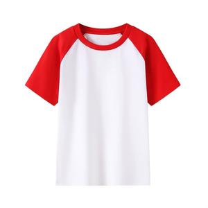 Camiseta para niños Camiseta de manga corta de algodón con cuello redondo de alta calidad para niños Camiseta para niños con logotipo personalizado - Product Image 5