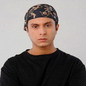 New Arrival High Quality Polyester Square <b>Scarf</b> Cotton Bandana for <b>Men</b> with Dot Letter Digital Printing for Spring Season - Product Image 4