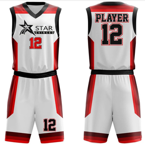 Ropa deportiva Uniformes de baloncesto de alta calidad Color personalizado Hombres Uniforme de baloncesto deportivo de alta calidad - Product Image 2