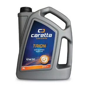 Xăng động cơ động cơ dầu caretta Trion 10W30 động cơ dầu SL Chất lượng cao tổng hợp chất bôi trơn 4 lít chai nhựa