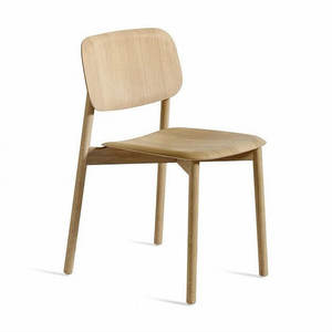 Chaise de salle à manger minimaliste en bois de teck-Design ergonomique durable pour la maison contemporaine et l'utilisation commerciale - Product Image 1