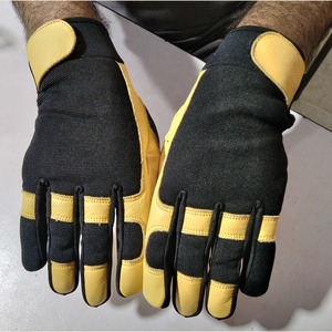 Gants en cuir de mouton véritable de meilleure qualité Gants de travail d'hiver doux pour le cyclisme Sports de plein air-Wholesale Custom Pakistan - Product Image 5