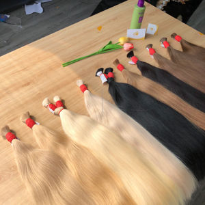 Vente chaude pour les extensions de cheveux humains en vrac de couleur ombrée, prix de gros le plus tendance du plus grand fournisseur vietnamien - Product Image 5