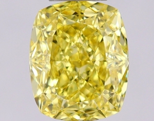 Fantaisie Vivid Yellow 1.02 Carat VS2 Long Coussin Coupe GIA Certifié Naturel Diamants Fantaisie En Vrac De L'Inde Pour L'utilisation De La Fabrication De Bijoux - Product Image 1