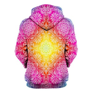 เสื้อสเวตเตอร์มีฮู้ดสำหรับผู้ชายปรับแต่งได้สำหรับฤดูใบไม้ร่วงแนวสตรีทพร้อมโลโก้ปักและพิมพ์ลายพัฟธรรมดา - Product Image 4