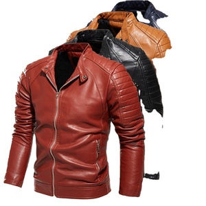 Veste en cuir de moto pour homme de haute qualité, en cuir de vache véritable noir, imperméable et respirante, fabriquée au Pakistan - Product Image 1