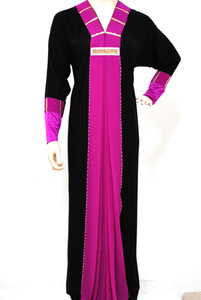 Dubaï arabe Nouveau design élégant Robe de soirée abaya femme musulmane - Product Image 2