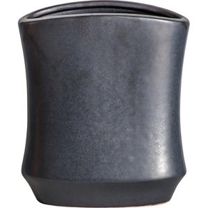 Hot Selling Design <b>Flower</b> <b>Vase</b> Tabletop Home Decoration <b>Black</b> Color Metal Aluminum Restaurant Decoration Custom Logo in Size - Product Image 1