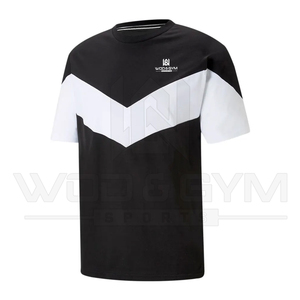 เสื้อยืดผู้ชายแห้งเร็ว รับผลิตแบบ OEM ODM คุณภาพสูง ผ้าฝ้ายแท้ สีพื้น ไซส์ใหญ่ สไตล์สตรีทแวร์ คอกลม แขนสั้น - Product Image 3