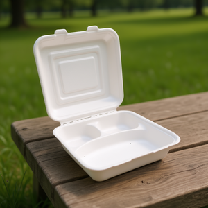 Contenitore per Pranzo Usa e Getta a 3 Scomparti da 10 Pollici - Product Image 3