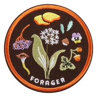 Badge brodé personnalisé, applique thermocollante/coudable aux couleurs vives pour vêtements, sacs à dos, vestes et chapeaux, accessoire de décoration DIY