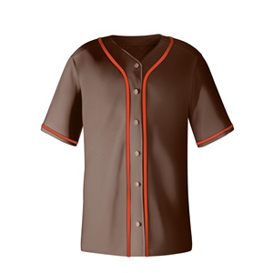 Uniforme de baseball personnalisé imprimé par transfert thermique, pantalon en jersey 100% polyester, taille plus, protection UV estivale, respirant - Product Image 2
