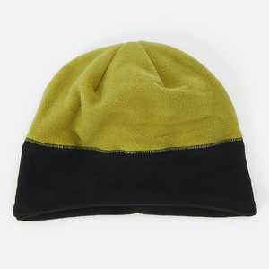 Gorro de calavera de invierno de algodón suave para hombres y mujeres, gorro grueso de Jacquard con logotipo de parche personalizado, tocado acogedor para exteriores con patrón a cuadros - Product Image 1