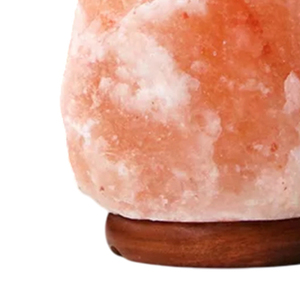 Lámpara de sal del Himalaya alimentada por USB, lámpara de noche de roca de cristal rosa para purificador de aire y decoración relajante - Product Image 2