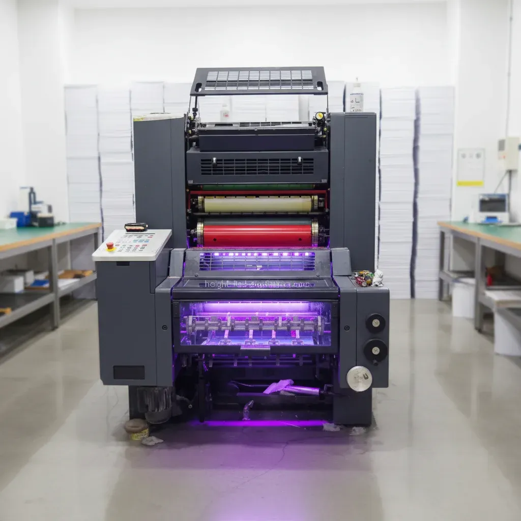 Energy Saving UV LED Curing Lamp Water Cooling Digital Dimming for Sheet Fed Offset Printing Metallic Paperboard No Spray Powder