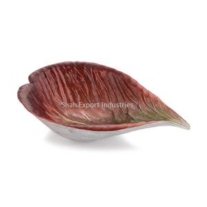 ชามเสิร์ฟอาหารโลหะชามเคลือบสีฟ้าสำหรับโต๊ะอาหารในบ้าน - Product Image 3