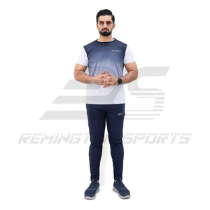 Produit populaire Survêtement personnalisé Qualité supérieure vierge Logo personnalisé Respirant Slim Fit Attrayant Plaine Hommes - Product Image 1