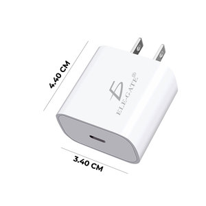Chargeur USB PD 20W à charge rapide, adaptateur de téléphone portable Type C, QC2.0 5V/2.4A 0.5A disponible pour UE, États-Unis, Japon, boîte cadeau pour téléphone portable - Product Image 3