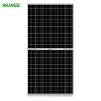 WAAREE 540 Watt, 24 Volts, série ARKA, panneau solaire bi-facial à double cadre en verre super efficace, lot de 2