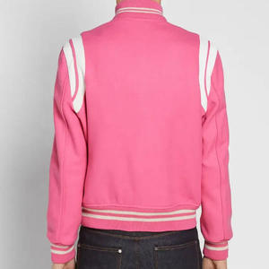 Veste universitaire en laine pour homme, best-seller, haute qualité, col montant, écologique, hiver, service OEM - Product Image 2