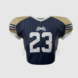 Conjunto de camisetas de fútbol americano personalizable, camisetas y pantalones cortos de manga corta con sublimación transpirable, venta al por mayor, UNIFORMES DE EQUIPO de talla grande - Product Image 5