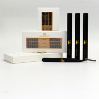 Caja para Pestañas de Marcas Reconocidas, Empaque DIY para Pestañas Segmentadas, Empaque Personalizado con Logotipo, Caja para Pestañas en Racimo