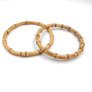 ด้ามจับแบบแหวนไม้ไผ่ปรับแต่งได้ชิ้นส่วนกระเป๋า - Product Image 1