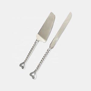 Hot Selling Silver Metal Stainless Steel <b>Cake</b> Knife With <b>Cake</b> <b>Server</b> Set Made With High Quality Material - Product Image 1