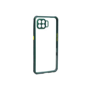 Netzy Premium Dark Green Silicone <b>Case</b> for Oppo Reno 4 Lite-SAFA Kaff Protective Back Cover Anti-Fingerprint Card Slot 5G <b>SE</b> - Product Image 1