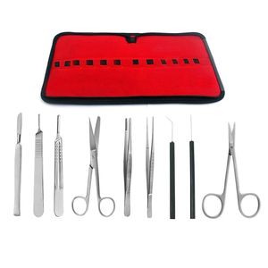 Kit de dissection tout usage pour les écoliers, Kit de dissection de dissection de grenouille de 9 pièces Kit d'étudiants en biologie - Product Image 1