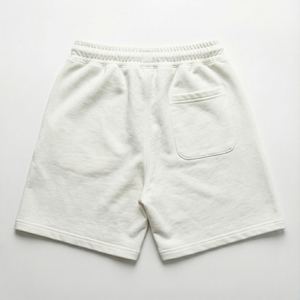 Shorts Bermuda en Coton Épais Personnalisés pour Femmes Logo Streetwear Déchiré Coupe Classique Taille Élastique Taille Haute Écologique - Product Image 6