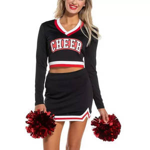 Meilleur uniforme de pom-pom girl pour femmes fabriqué sur mesure avec des vêtements de sport confortables à un prix raisonnable - Product Image 6