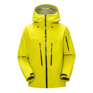 Veste de randonnée imperméable coupe-vent OEM avec fermeture éclair avant laminée pour homme, utilisation en extérieur en automne - Product Image 2