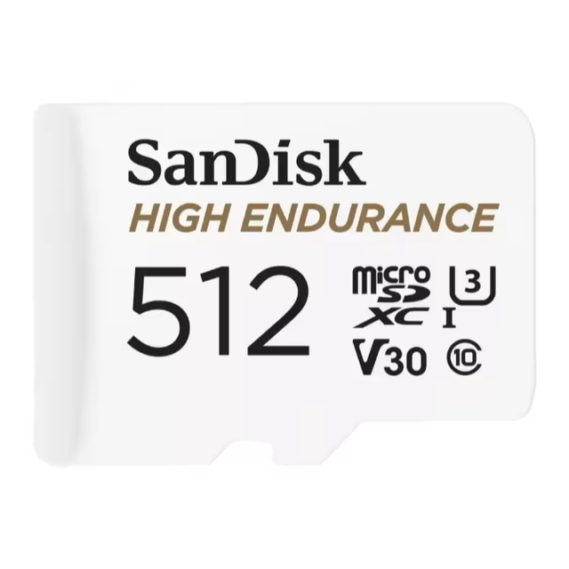 100% Original for SanDisk High Endurance 512GB for Micro SD Card 100MB/s Speed Plastic TF Card Compatible with Phones MP3 Player