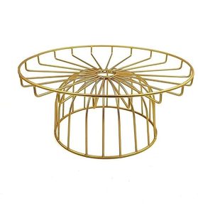 Oro y Negro Bajo MOQ Precio de fábrica Hecho a mano Diseño moderno Premium Metal Cake Stand Fabricante personalizado al por mayor - Product Image 4