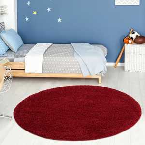 Myshaggy Solid Red <b>Area</b> <b>Rug</b> <b>Set</b> - Product Image 3