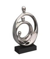 Table décorative en aluminium Dessus de table Sculpture abstraite pour la décoration de bureau Sculptures décoratives en métal pour la maison