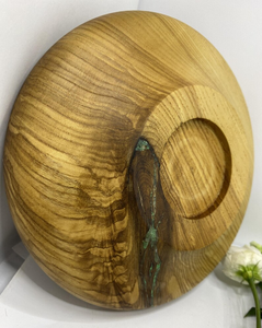 Assiette en bois de qualité supérieure, texture naturelle élégante, durable et écologique pour tous les besoins de restauration, Crescent Crafts - Product Image 4