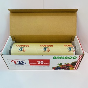 Produit chaud 2025 Offre Spéciale PVC Cling Wrap Film Alimentaire Jumbo Rouleau pour Alimentaire En Plastique Wrap Alimentaire Film 30cm * 350m * 10mic Transparent - Product Image 3