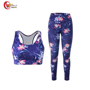 Gimnasio de alta calidad Fitness Conjunto de yoga sin costuras Mujeres 2 piezas Conjunto de yoga sin costuras Deportes Gimnasio Desgaste Conjunto de yoga - Product Image 1